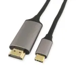 KINDERMANN USB-C į HDMI adapterio laidas, 5 m, juodas (WLZ-4423 L=5m)