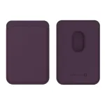 Evelatus Universal iPhone Genuine Leather Wallet with MagSafe Deep Purple