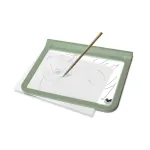 Kidywolf Light Tablet A4 LED pie&scaron;imo plan&scaron;etė su 8 spalvomis, 4 režimais, USB-C, balta