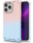 iLike Apple iPhone 14 Pro Armored Cover Pink and Blue Protect Case