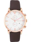 Armani vyri&scaron;kas laikrodis AR1936 43mm nerūdijančio plieno kvarcinis chronografas