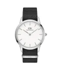 Daniel Wellington Classic DANIEL WELLINGTON vyri&scaron;kas laikrodis DW00100677, 40 mm nerūdijančio plieno korpusas, eggshell white ciferblatas, juodas odinis dirželis
