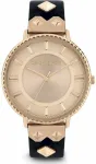 DAISY DIXON Women's Quartz Analogue Watch DD107BRG - 35mm Rose Gold & Brown Leather