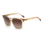 MISSONI Moteri&scaron;ki Akiniai nuo Saulės Mis0008sHR3HA Havana Brown Gradient Square Acetate 56 mm