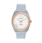 JASON HYDE Moteri&scaron;kas analoginis kvarcinis laikrodis JH20015 sidabrinis nerūdijantis plienas 36mm