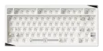 AKKO DIY Barebone Mechanical Keyboard Kit 75% 82-Key Triple Mode Hot-Swappable Gasket Mount White