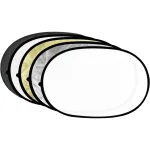&bdquo;Godox RFT-05&ldquo; 5-in-1 sulankstomas reflektorių rinkinys 100x150 cm