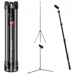 Ulanzi TT43II Mini Trikojis / Apatinis Ap&scaron;vietimo Stovas &ndash; 43 cm, 2 kg apkrova, juodas