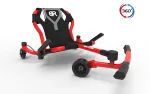 EzyRoller Spinner X Ride-On Go Kart - Leg Powered with 360&deg; Swivel - Red