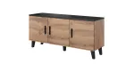 Cama sideboard LOTTA 150 3D wotan oak + mat Juoda