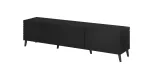 Cama RTV NOVA Spintelė 186x40x48 mat juodas