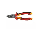 MILWAUKEE VDE kombinacinės replės 180mm 1000V izoliuotos, mink&scaron;ta rankena