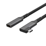 ShiverPeaks USB-C prailginimo kabelis USB-C/C 3.2 PD 90&deg; - kabelis - skaitmeninis/duomenų