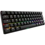 Klaviatūra Sharkoon 100065630 60% laidinė USB QWERTZ voki&scaron;ka juoda