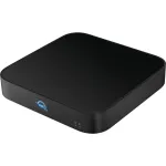 OWC miniStack STX Thunderbolt 4 saugyklos korpusas su &scaron;akotuvu, 3,5 colio SATA + M.2 NVMe, juodas