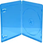MediaRange BOX39-50 Blu-ray dėklų rinkinys 1 diskui, mėlyni, skaidrūs, 50 vnt.