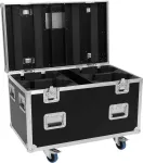 ROADINGER Flightcase 4x LED IP TMH-H420 Wash Moving Heads su ratukais