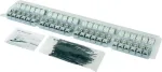 Teleg&auml;rtner AMJ-Modul K Cat.6a Keystone lizdas, T568A, ekranuotas, 24 vnt. rinkinys