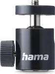 Hama rutulinė galvutė trikojams, 50 mm auk&scaron;čio, 1/4 colio sriegis, &Oslash; 30 mm, juoda 00005001