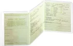 DURABLE Trijų dalių informacinis stendas 210x105 mm, permatomas, 10 vienetų paketas (214219)