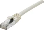 EXERTIS CONNECT Cat. 6A U/UTP varinis tinklo kabelis, pilkas, 10 m, paruo&scaron;tas PoE++ su fiksatoriaus apsauga 859455