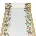 PAPSTAR Stalo takelis Mistletoe and Pinecone 37231, margas, 40 cm x 24 m