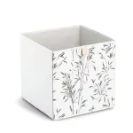 Zeller Grass White 32 x 32 x 32 cm 14536 dėžė su dangčiu
