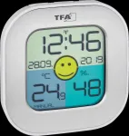 TFA Dostmann FUN Indoor elektroninis higrometras, sidabrinis, 30.5050.54