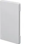 Hager BR8513069016 galinė dangtelio dalis, nupjautų kra&scaron;tų uždengimui, traffic white, 130x60 mm kanalams