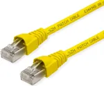 TELEG&Auml;RTNER TEGA Cat.6A S/FTP komutacinis kabelis, RJ45, LSZH, geltonas, 2,5 m L00002A0213