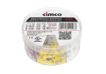 Cimco 187602 dalinai izoliuotų gnybtų įvorių rinkinys, 500 vnt., 0,5-2,5 mm&sup2;, DIN 46228-4