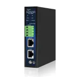 ALLNET Industrial PoE Splitter/Extractor IEEE 802.3bt Type 4, 90W, 5V/9V/12V/24V Selectable Output, Gigabit Ethernet, DIN Rail/Wall Mount (ALL-PSI104G-BT90-PD)