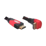 DELOCK HDMI A-A ki&scaron;tukas/kampinis laidas 2m