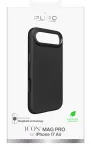 PURO Icon dėklas Apple iPhone 17 Air 6,6 inch juodas, suderinamas su MagSafe