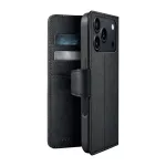 SBS Wallet Classic Mag dėklas su pinigine ir stovu Apple iPhone 18 Pro, suderinamas su MagSafe - juodas