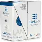DSIT DANICOM CAT5E UTP 305m kietos gyslos LSZH (Eca) kabelis DC-UTP5E-305S-ECA