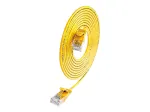 Wirewin Cat.6 SLIM-Light tinklo kabelis U/UTP 7,5 m geltonas PKW-LIGHT-K6 7.5 GE