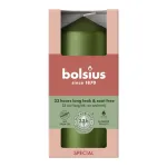 Bolsius cilindrinė žvakė &Oslash;120x58 mm, metallic green