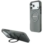 Mercedes AMG00127 AMG IML Double Layer Urban Line MagSafe dėklas su žiedu-stovu iPhone 18 Pro Max / 17 Pro Max telefonams, pilkas