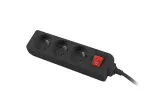 Lanberg PS1-03E-0150-BK Prailginimo laidas (1,5 m, juodas)
