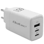 QOLTEC 51822 65W GaN įkroviklis 2&times;USB-A 2&times;USB-C