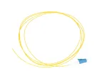 Pigtail vienmodis LC/PC Extralink 1,5 m, 900 &micro;m G.657.A1 FTTH, geltonas, Easy-strip