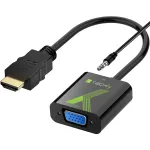 Techly HDMI į VGA keitiklis su garsu IDATA HDMI-VGA2A