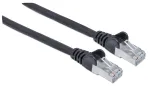Intellinet tinklo jungiamasis kabelis Cat6, 5 m, juodas, varis, S/FTP, LSOH / LSZH, PVC, RJ45, paauksuoti kontaktai, be užkabinimo, su apsauginiu gaubteliu, garantija visam laikui