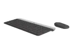 Klaviatūros ir pelės rinkinys Logitech MK470 Slim Combo, grafitinė