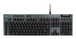 Laidinis mechaninis žaidimų klaviatūra Logitech G915 X Black su RGB ap&scaron;vietimu