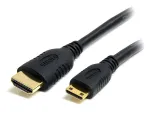 StarTech.com HDACMM50CM didelės spartos HDMI &ndash; Mini HDMI kabelis su Ethernet, K/K, 0,5 m, 30 AWG, paauksuotas, ekranuotas, juodas