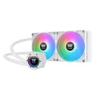 Thermaltake TH280 V2 ARGB Sync Snow Edition CL-W377-PL14SW-A All-in-One skystinis procesoriaus au&scaron;intuvas, 280 mm, 14 cm ventiliatoriai, baltas