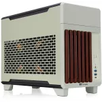 Mini korpusas THERMALTAKE TR100 WS Matcha Green, kompakti&scaron;kas dizainas, mini-ITX/microATX palaikymas