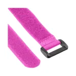 InLine&reg; kabelių rai&scaron;čiai su lipnia juostele 20 x 200 mm, 10 vnt., rožiniai